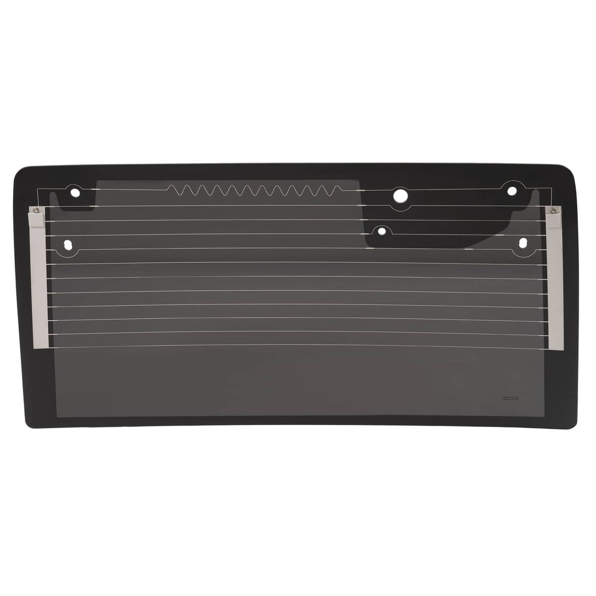 Solid Spare Fits Jeep Wrangler 2&4 Door 2007-10 Rear Back Heated Window Tempered Glass Dark