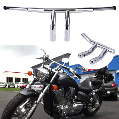 Solidspare 8" Rise Drag Fat T-Bar 1-1/4" Handlebar For Harley Dyna Wide Glide Custom