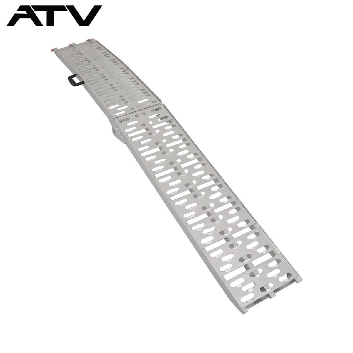 Solidspare Heavy Duty Aluminum Folding Loading Ramp Motorcycle Arched Truck ATV/ UTV 7.5'