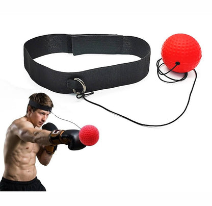 Solid Spare Boxing Reflex Ball with Adjustable Headbands, Training Equipment, Punching Ball