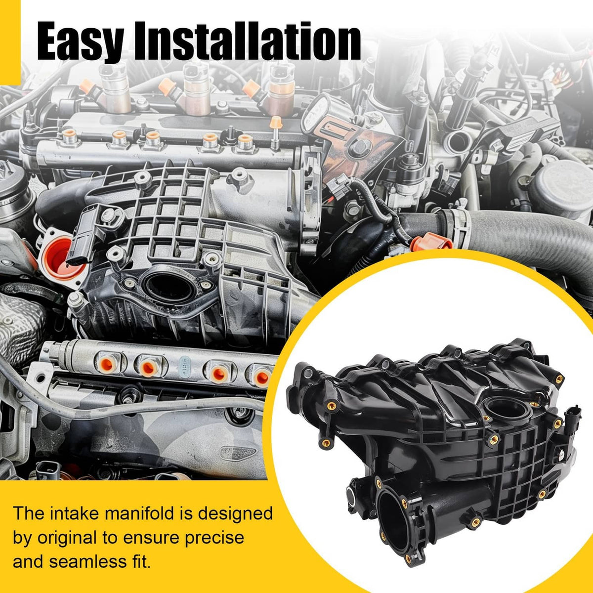 Solidspare 615-311 Intake Manifold Assembly w/ Actuator For EcoDiesel 3.0L V6 68211167AB