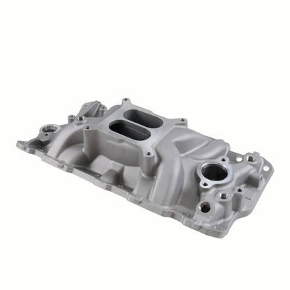 Solidspare Dual Plane Intake Manifold For 1957 1958-1995 Small Block Chevy SBC 350 400