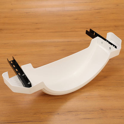 Solidspare Pair L&R Single Axle Trailer Fenders White HDPE For 13" diameter Wheels Tires