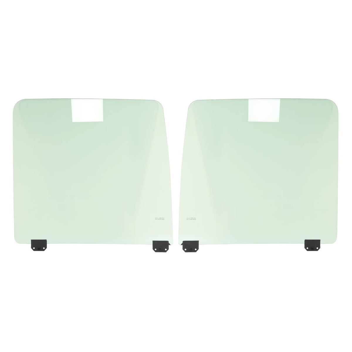 Solid Spare Pair Crew Cab Rear Door Glass LH+RH For 99-12 Ford F250 F350 F450 F550 F650 F750