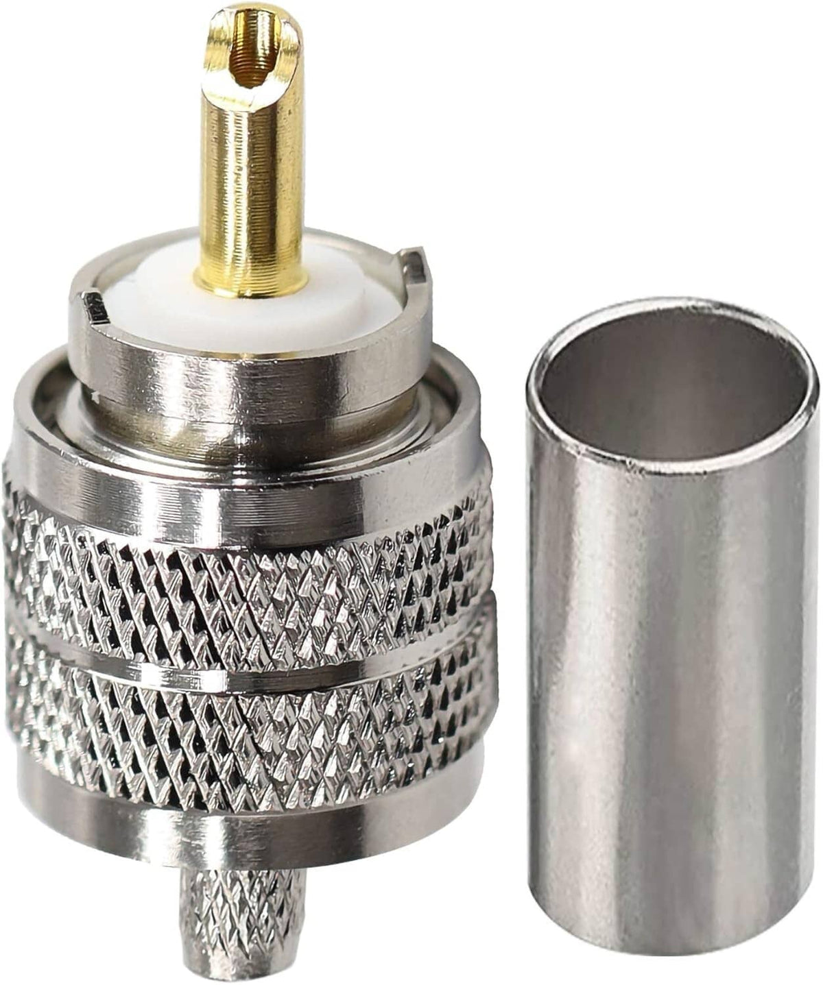 Solid Spare 10pcs SL16 male UHF-J-3M connector with SYV50-3/RG58 RF copper shaft all copper