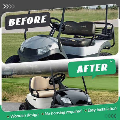 Solidspare For Club Car Precedent 04-Up Golf Cart Front Seat Back Cushion Replace Assembly