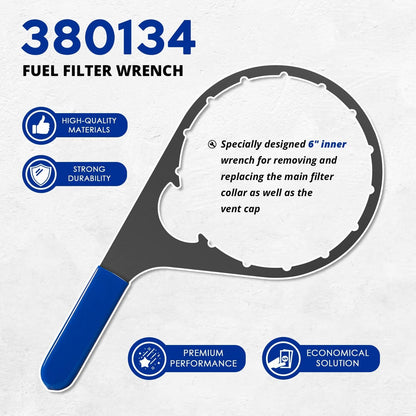 Solidspare 380134 382 Colar/Vent Cap Fuel Filter Wrench For Detroit Diesel Cummins Engines