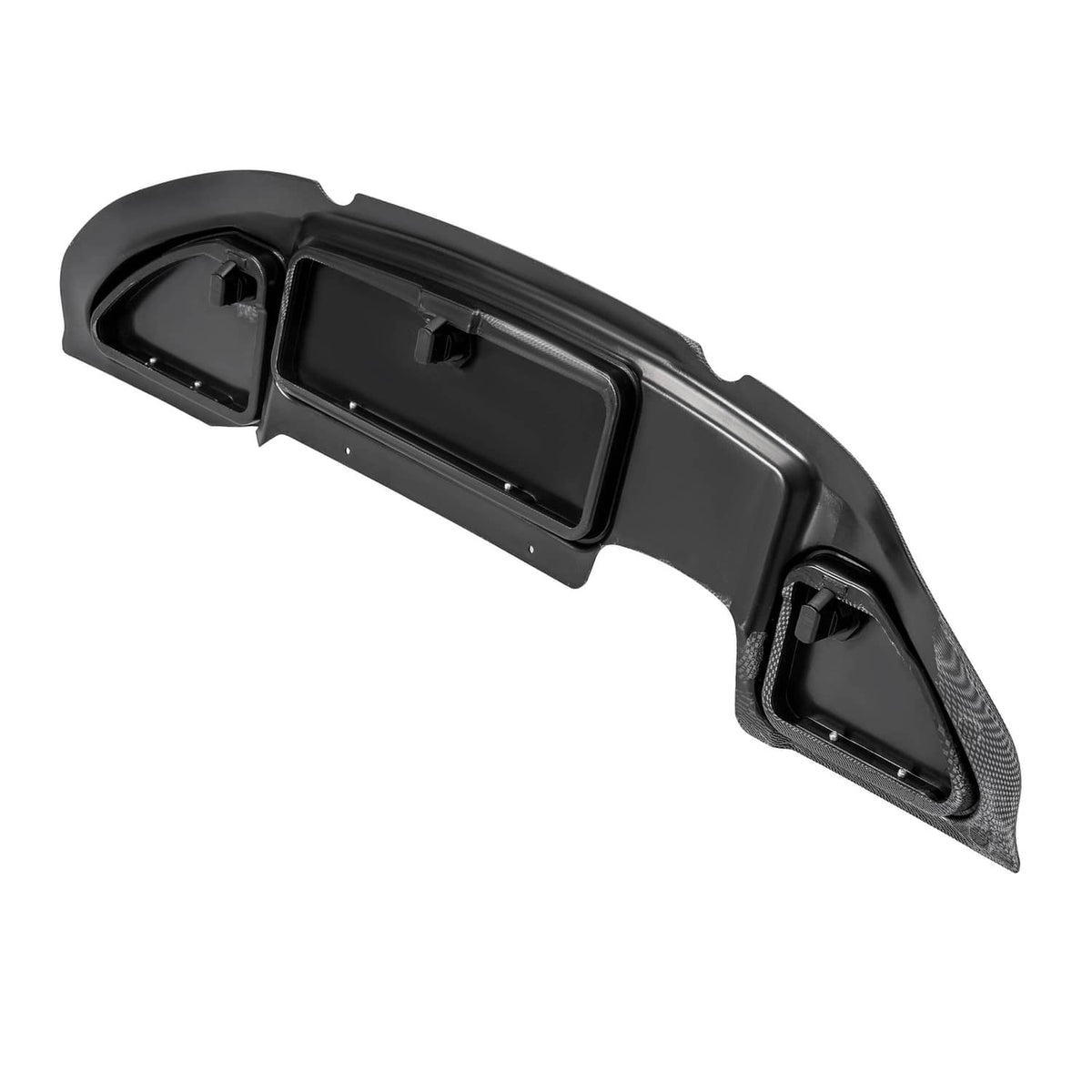 Solidspare For Club Car Precedent 04-08.5 Golf Cart Dash Kit Carbon Fiber Finish W/ Locks