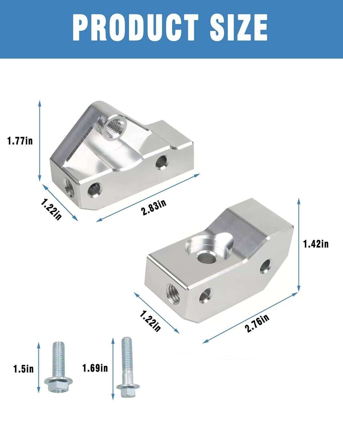 Solidspare Knock Sensor Relocation Bracket Kit For 1997-2007 GM Gen III LS V8 Engines LS1