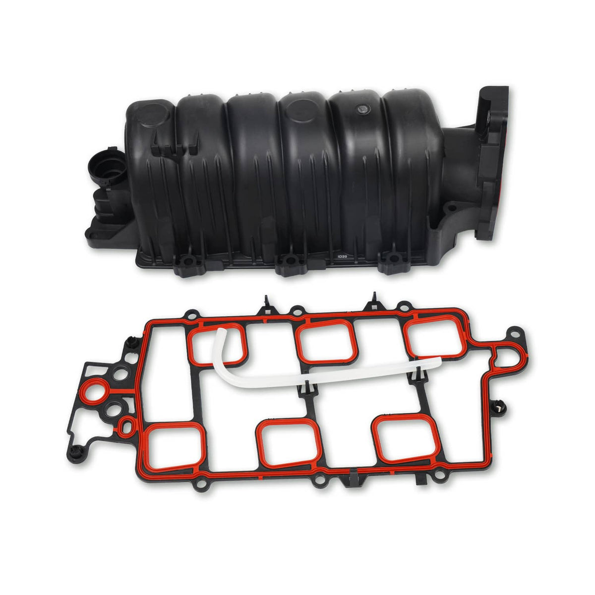 Solidspare Black Upper Intake Manifold + Gasket for 1995-2005 Chevy Buick Olds 3800 3.8L V6