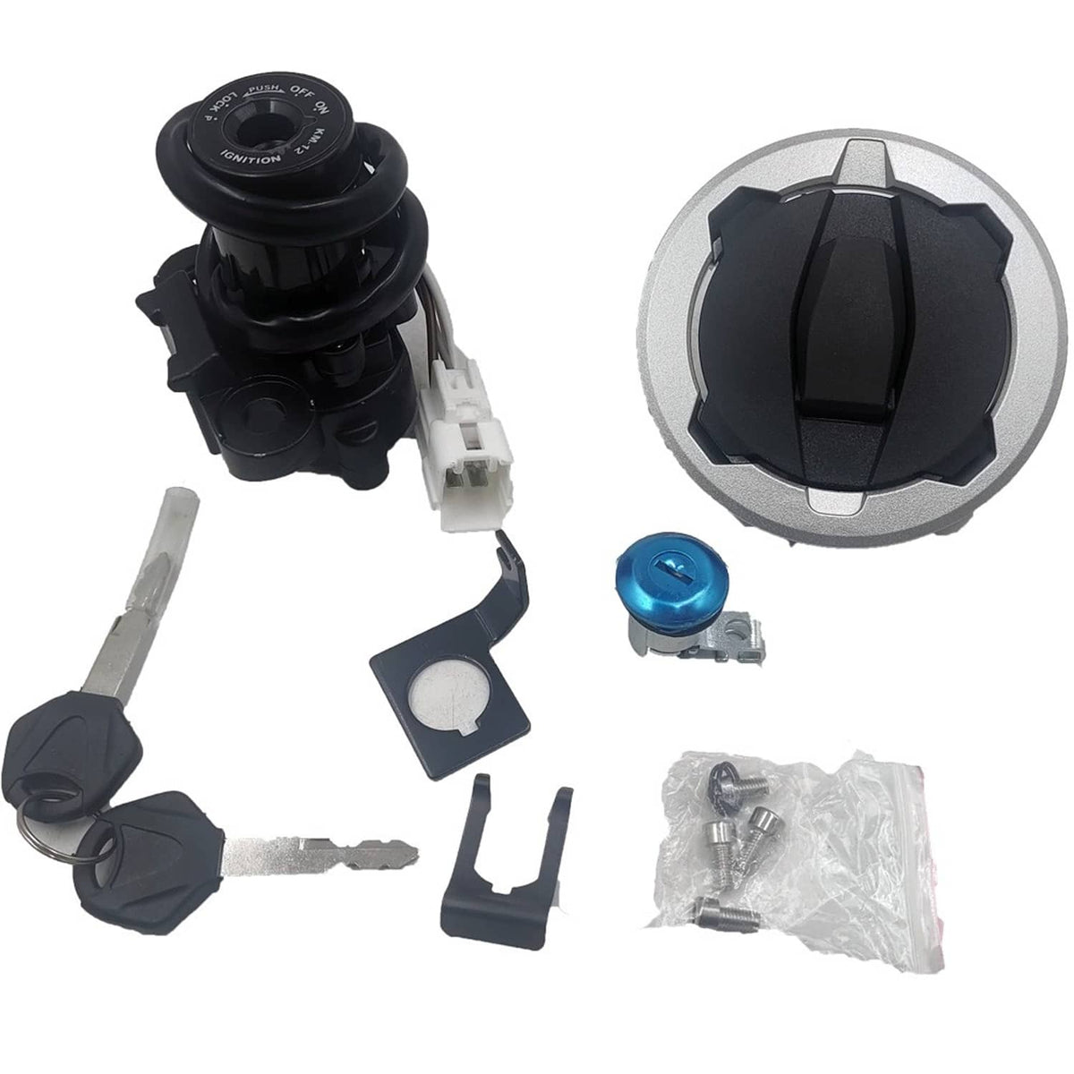 Solidspare Ignition Switch Gas Cap for NINJA 650 EX650 ER6F 2017-2023 Z650 2017-2023