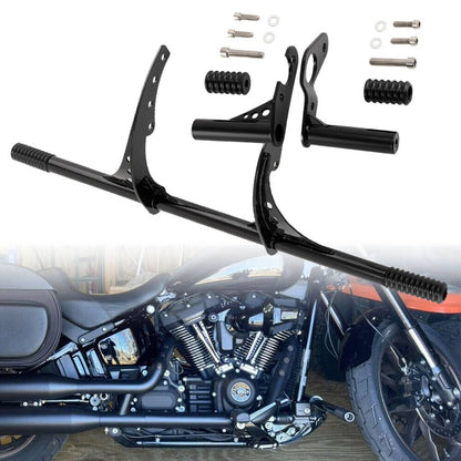 Solidspare Highway Footpeg Engine Guard Crash Bar+Passenger Peg For Harley Low Rider 18-24