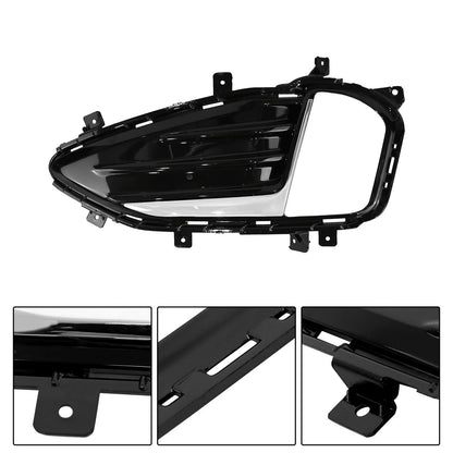 1Pc  Fog Light Cover For 2019-2024 Ford Edge Chrome Left Driver Side Bezel
