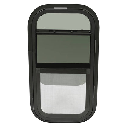 Solidspare 2 Pack 12"L x 22"W Wall Vertical Sliding RV Window Cargo Trailer W/Trim Kit