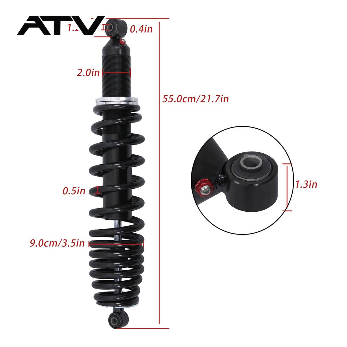 Solidspare 706003662 Rear Shocks For Can-Am XMR Defender HD10 & MAX HD10 2019 2020-2022 L&R