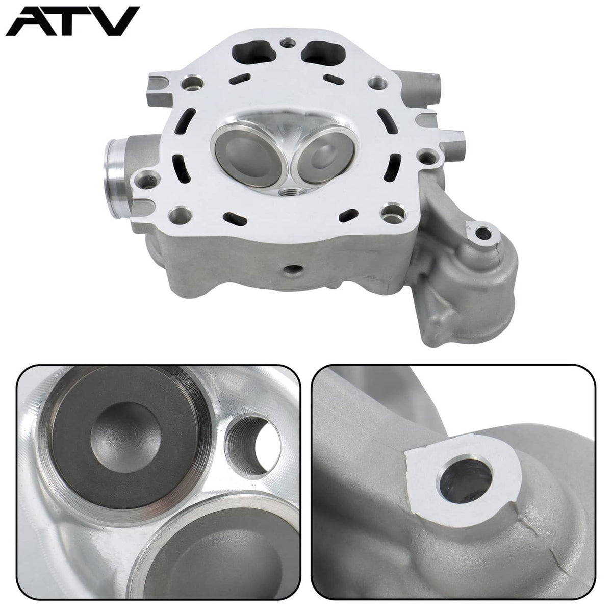 Solidspare 2009-2024 Cylinder Head Assembly For Honda TRX420 TRX500 SXS500M 12200-HP7-A01