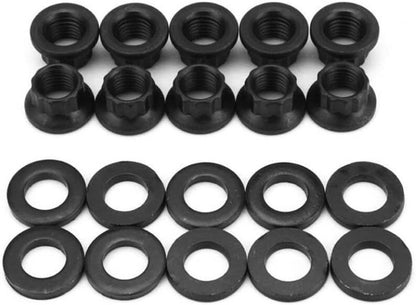Solidspare For Acura Integra GSR B18C1 B18C5 1994‑2001 Black Cylinder Head Studs Kit New
