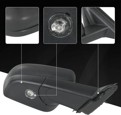 Solidspare Passenger Side Mirror For 2020-2023 Ford Explorer Manual Folding Power Heated