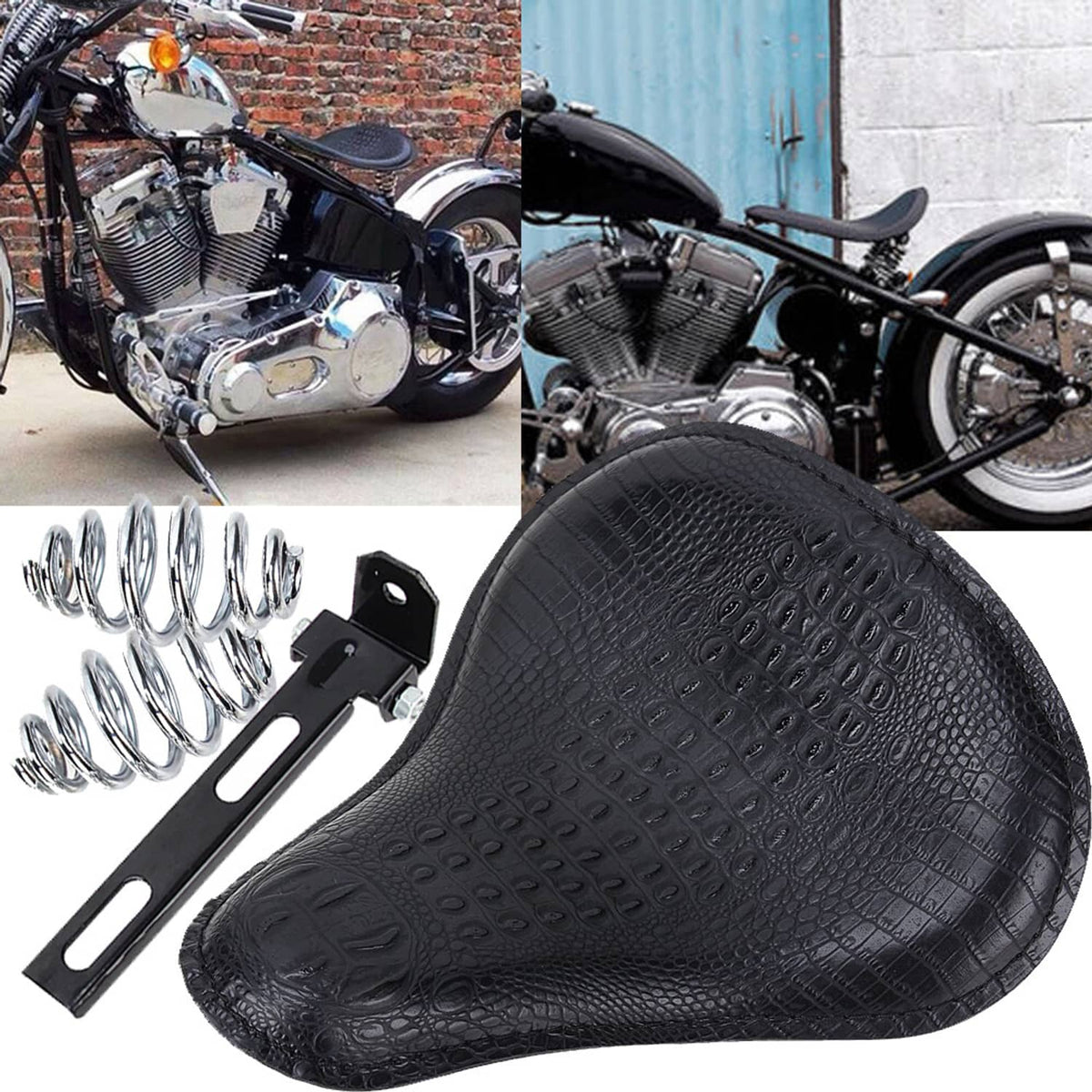 Solidspare Motorcycle Solo Seat For Honda Shadow Spirit ACE VT 1100 750 Rebel 250 300 450