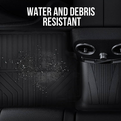 Solidspare 3D Floor Mats & Trunk Mat TPE For 2012-17 Chevy Equinox GMC Terrain All Weather