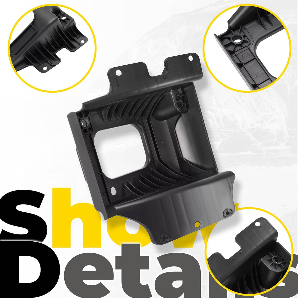 Solid Spare For Ford F-150 F150 2004 2005 2006 Right Passenger Side Fog Light Bracket NEW