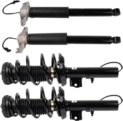 Solidspare 4Pcs Front & Rear Shocks Strut Assys w/Electric for 2013-2019 Cadillac XTS