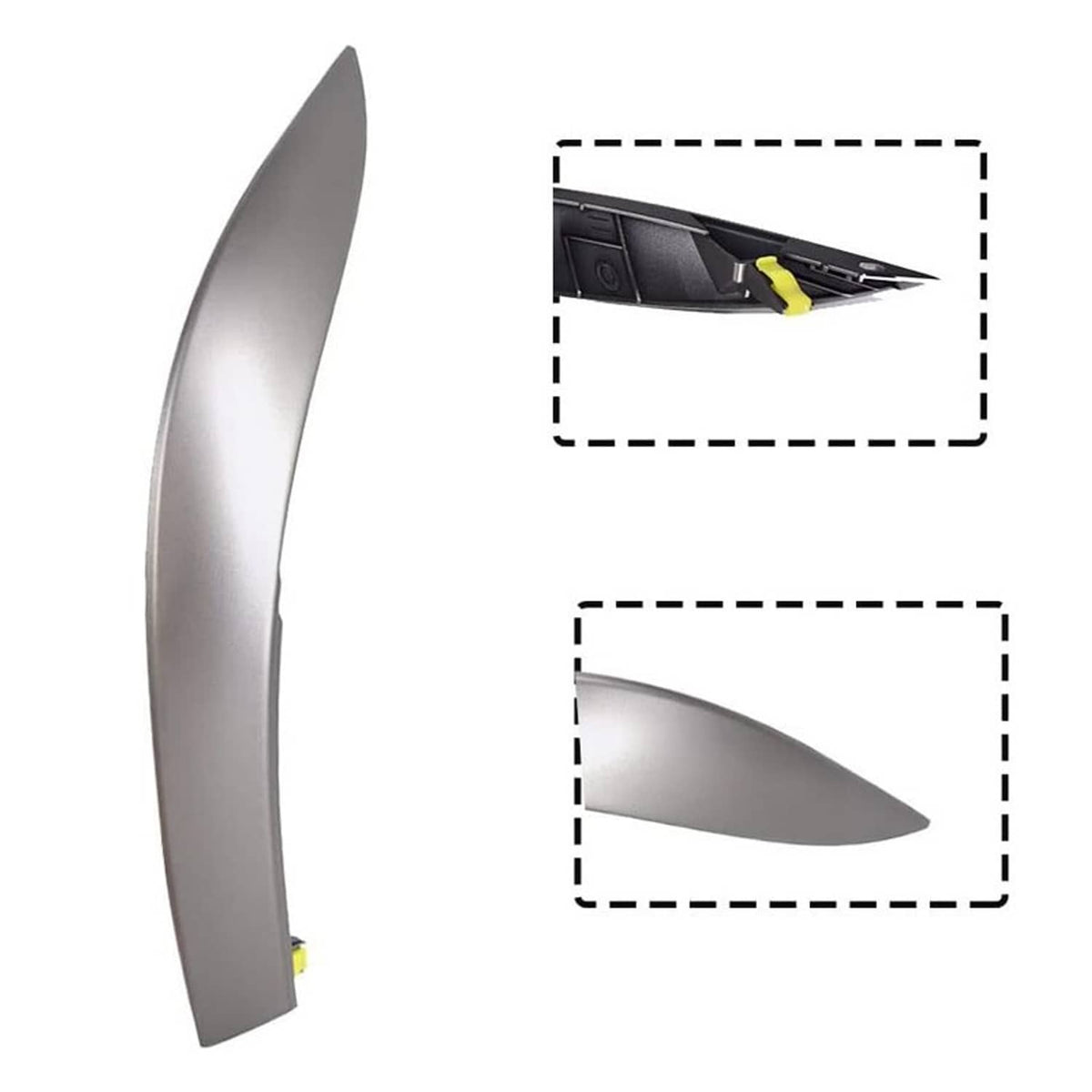 Solidspare Upper Side Central Dashboard Strip Trim Left+Right For 2009-2013 Toyota Corolla