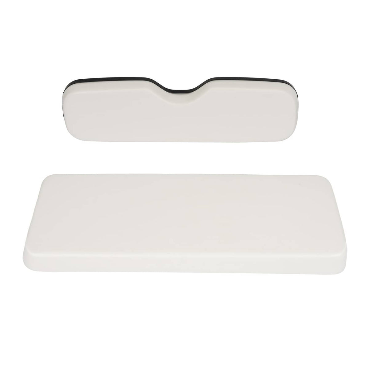 Solidspare White Seat Bottom Backrest Cushion Golf Cart For EZGO RXV,TXT,ST,ST Sport,Valor