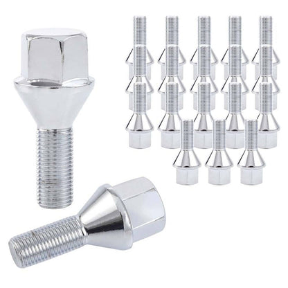 Solidspare 20PCS 12x1.25 Wheel Lug Nuts For Jeep Cherokee Compass Dodge Dart Chrysler 200