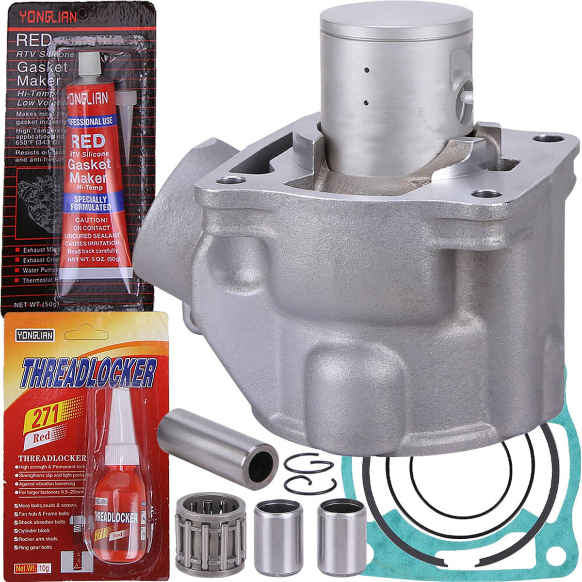 Solidspare Cylinder Piston Head Gasket Rebuild Kit For Yamaha YZ80 1993-2001 YZ85 2002-2020