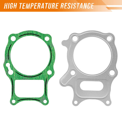 Solidspare Recon 250 TRX250 TRX250EX TM TE X1 Cylinder Piston Gasket Top End Kit For Honda