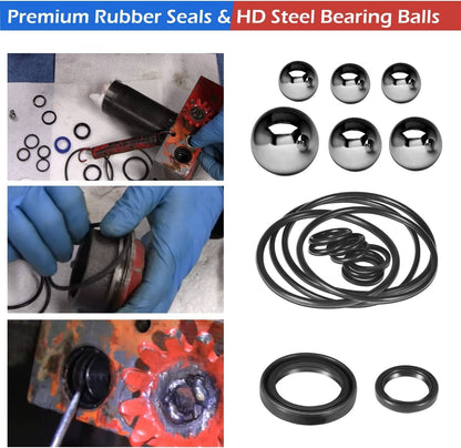 Solid Spare 328 Series - Floor Jack Repair Kit Seal Kit For AM200F Matco Floor Jack 2 Ton
