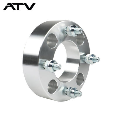 Solidspare 2× 1.5" Wheel Spacer 4x110 74mm M10x1.25 Silver For Suzuki 2002-2007 Eiger 400