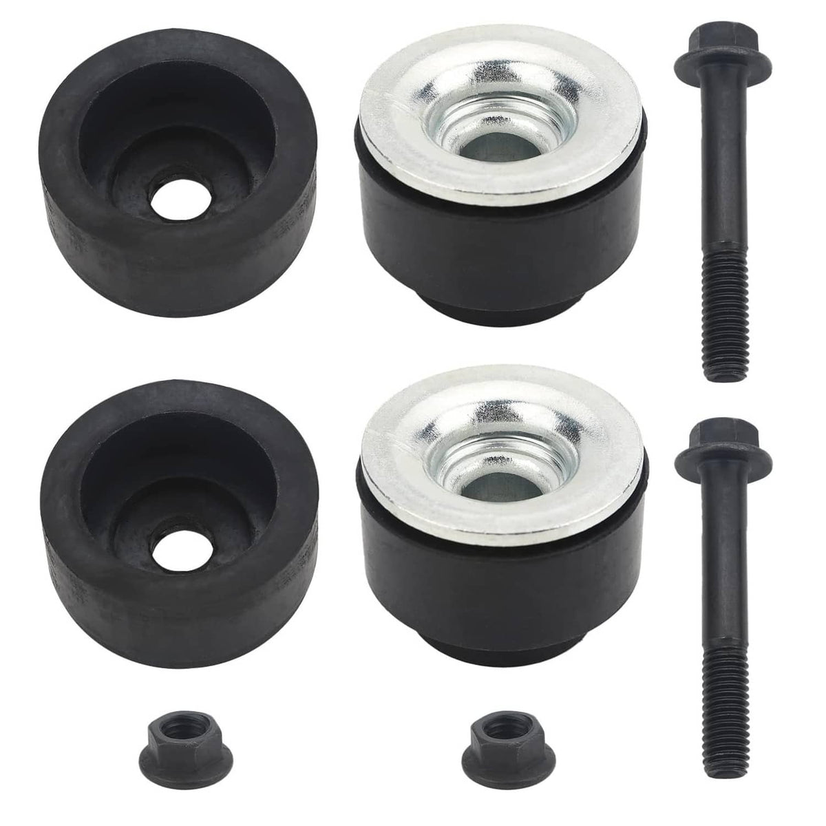 Solidspare Rubber Radiator Core Support Body Mount Bushings Bolts Hardware for 1967-1989 GM