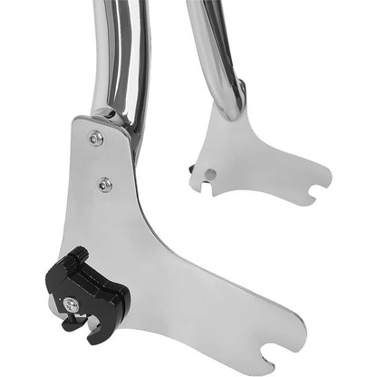 Solidspare New 22'' Chrome Backrest Sissy Bar For Harley Road King Electra Glide 1997-2008