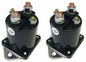 2 Pack- 12 Volt Solenoid for Gas Golf Cart Kart Buggy 4 Terminal OEM Replacement