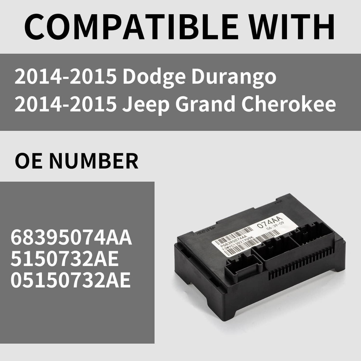 Solidspare New Transfer Case Control Module For 2014-2015 JEEP GRAND CHEROKEE 68395074AA