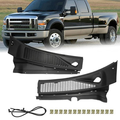 Solidspare Wiper Cowl Panel For Ford F250 F350 2008-2010 7C3Z-25022A69-AA 7C3Z-25022A68-AA
