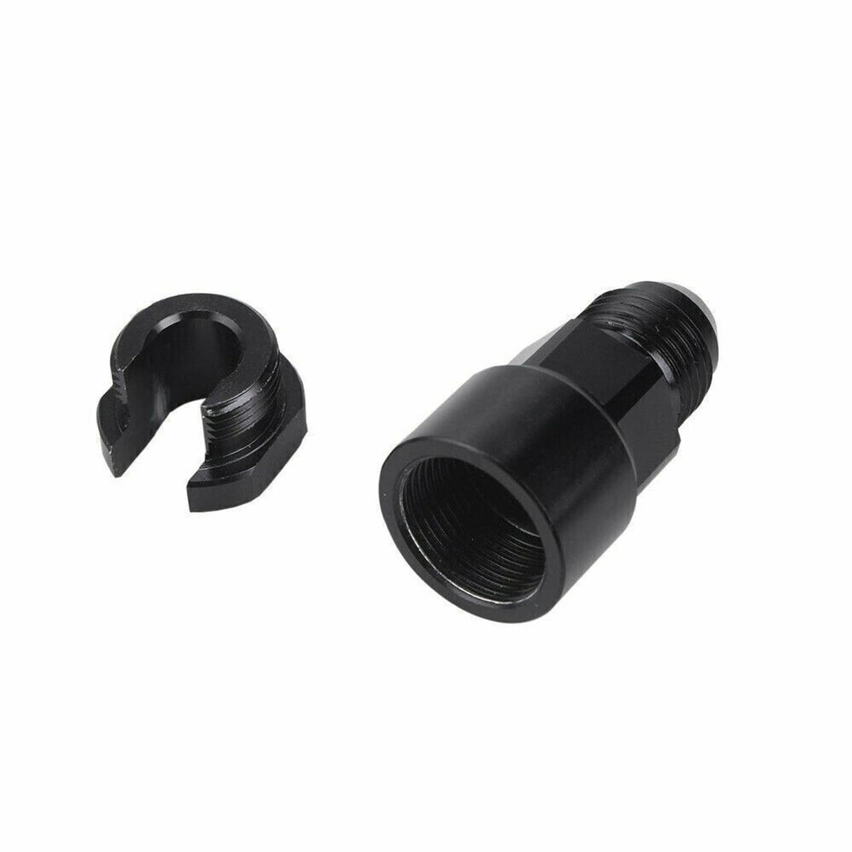 Solidspare 2Pcs 6AN Fuel Adapter Fit For To 3/8 & 5/16 GM Quick Connect W/Thread EFI Female