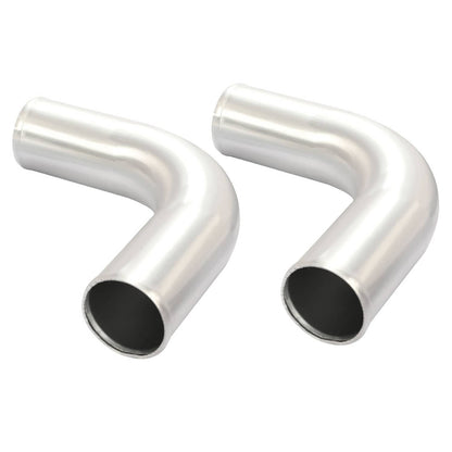Solidspare 3" Universal Aluminum Turbo Intercooler Elbow Pipe Kit + Silicone Hose + Clamp