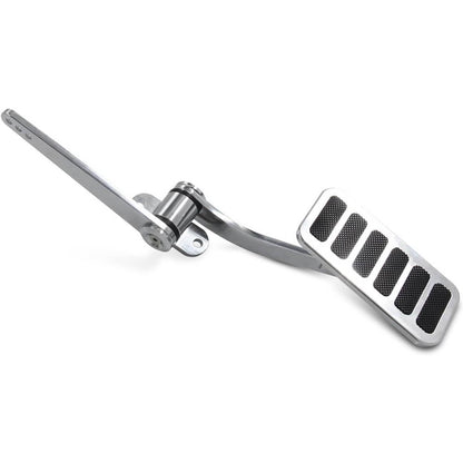 Solidspare Universal Street Hot Rod Aluminum Gas Pedal & 24" SS Throttle Cable & Spring Kit