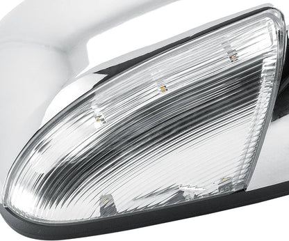 Solidspare Chrome Power Folding Heated Right Mirror+LED Signal For 2013-2019 Dodge Ram 1500