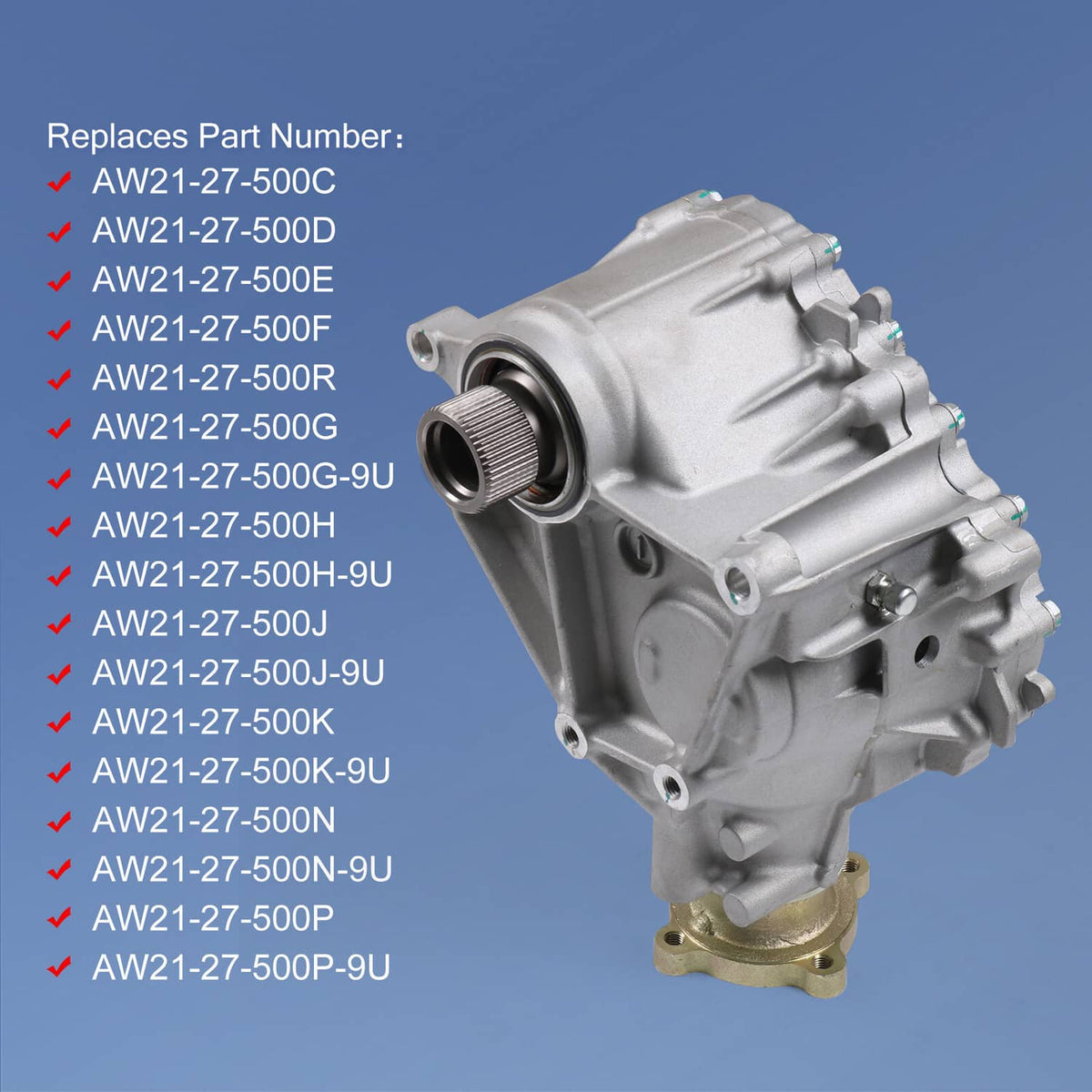 Solidspare For Mazda CX-9 2007-2015 AWD Transfer Case Assembly AW2127500R9U AW2127500H9U