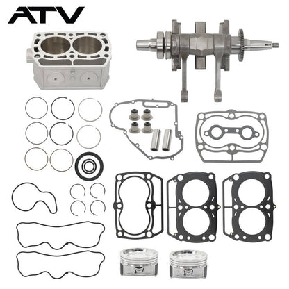 Solidspare Engine Rebuild Kit Crankshaft Cylinder For Polaris Rzr Ranger Sportsman 800 Crew