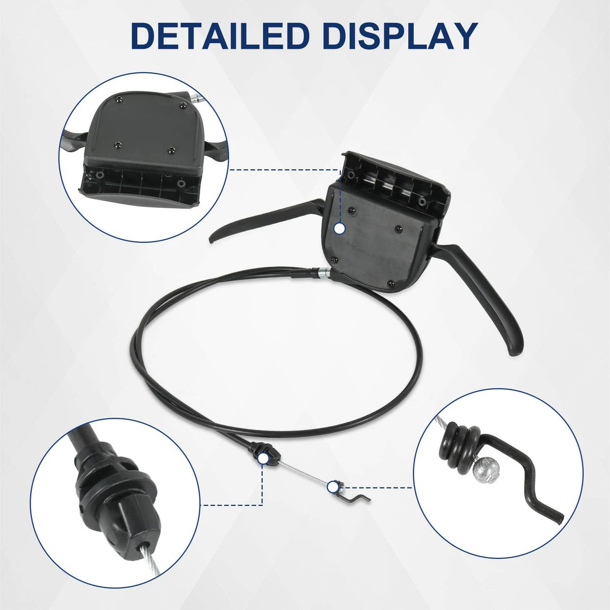 Solidspare For Husqvarna Craftsman Drive Control Cable 581351101 22" AWD HU800AW 589818807