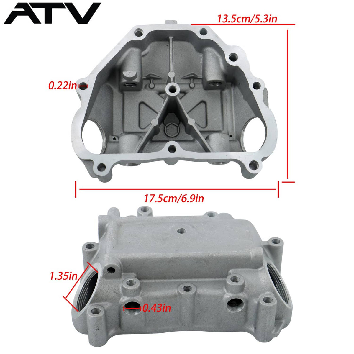 Solidspare Cylinder Head Cover For Honda Rancher 420 500 Trx420 trx500 2007-2013 W/ Rocker