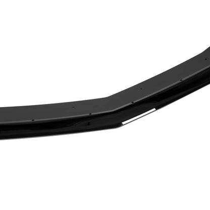 Solid Spare Fits 2016-2024 Chevy Camaro SS V8 Gloss Black Front Bumper Lip Low Spoiler