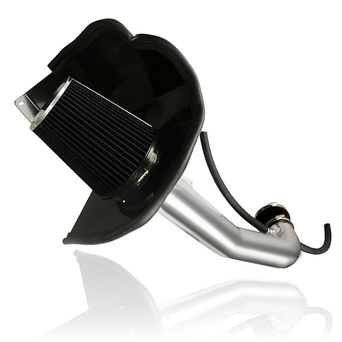 Solidspare Cold Air Intake Kit + Heat Shield For 2014-2019 Chevrolet GMC Cadillac 5.3L 6.2L