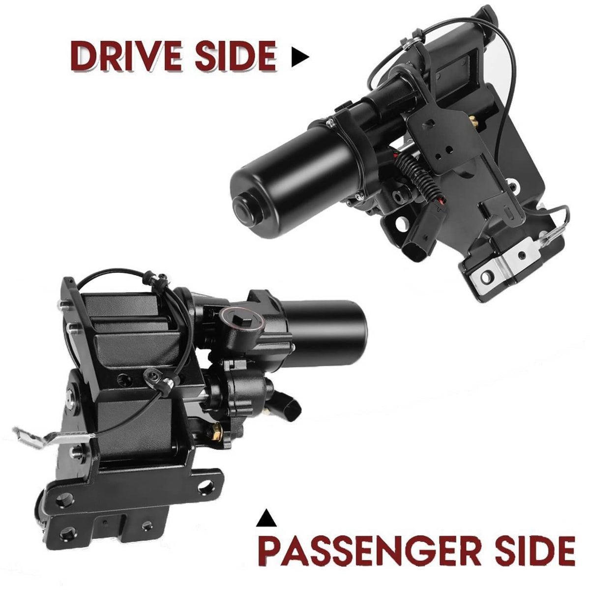 Solidspare Left & Right Side Power Running Board Motor For 18-24 Ford Expedition w/ Bracket