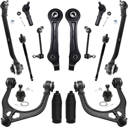 Solidspare 16Pcs Suspension Front Control Arm Kit for 2011-19 Dodge Charger Challenger 300